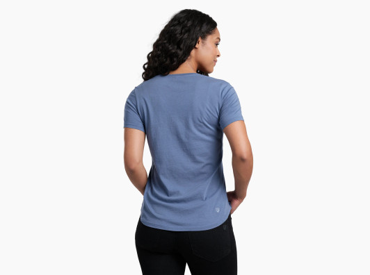 Kuhl Women's Arabella Scoop Short Sleeve T-Shirt - Flint Blue