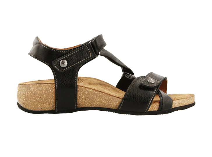 Taos Women's Universe Sandal - Black Leather