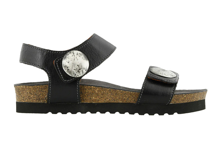 Taos Women's Luckie Sandal - Black Leather