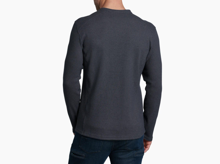 Kuhl Men's Konflikt Henley Long Sleeve Fleece - Carbon