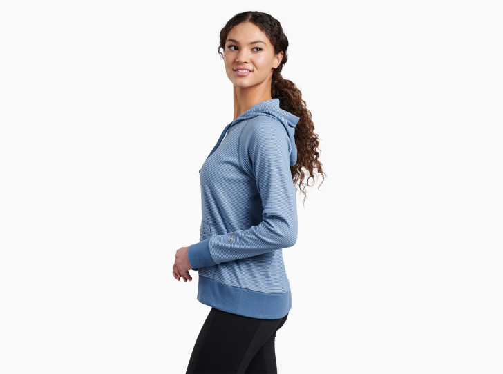 Kuhl Women's Stria Pullover Hoodie - Vista Blue