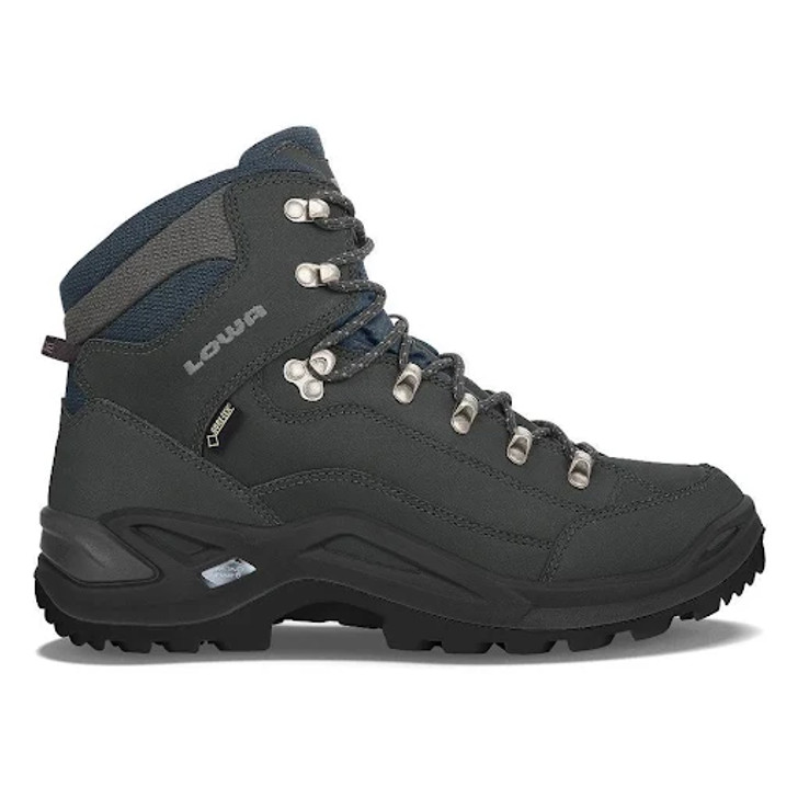 Lowa Men's Renegade GTX Mid Wide Boot - Dark Grey/ Navy