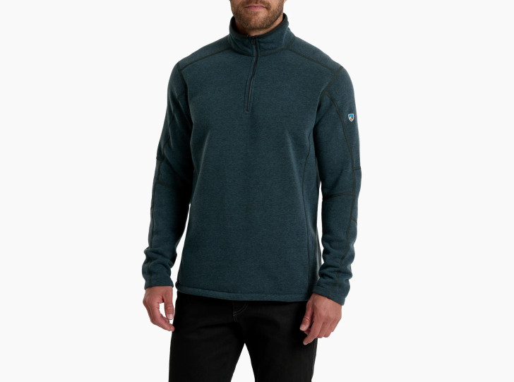 Kuhl Men's Revel 1/4 Zip Fleece - Strom Blue