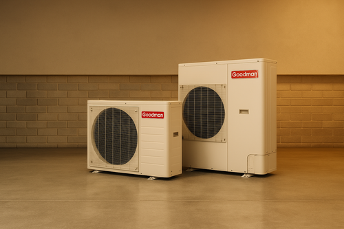Goodman 1.5 Ton 16 Seer2 Side Discharge, Communicating, Inverter Driven system