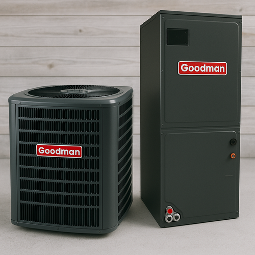 Goodman 2.5 Ton 15.2 Seer2 Heat Pump System with Multi Position Air Handler