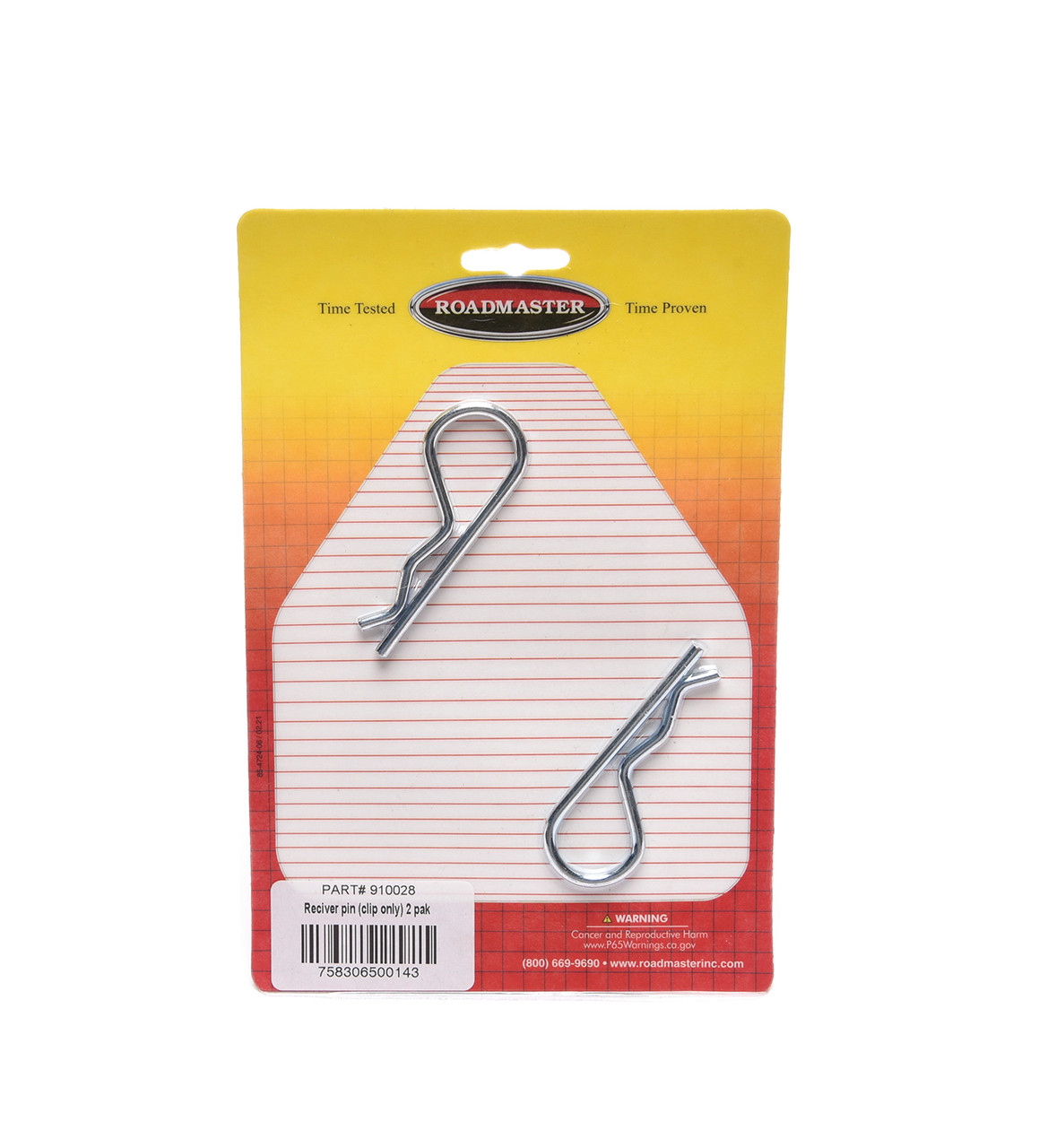 HAIRPIN CLIP ONLY FOR HITCH PIN - 2 PACK