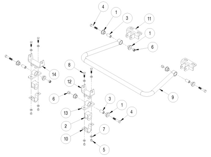 SWAY BAR KIT 1179-128