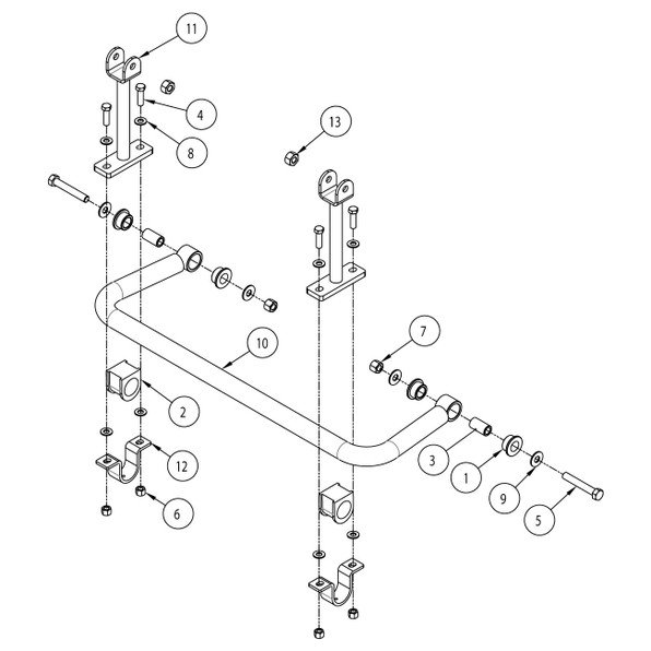 SWAY BAR KIT 1209-142