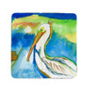 White Pelican Coasters - Set of 4