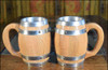 Barrel Mugs -  Pair - Personalized