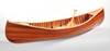 Wooden Canoe with Ribs - Matte - 6'