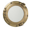 Porthole Mirror Aluminum - Bronze Finish 17"