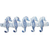 Cast Iron Hook - Seahorse Hook - Sea Blue - 5.7"