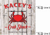 Personalized Dart Board - Crab Shack