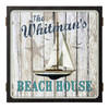 Personalized Dart Board - Beach House