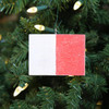 Nautical Signal Flag Ornament - Letter H