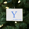 Nautical Signal Flag Ornament - Letter Y