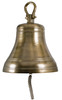 (MAL-508)
Extra Large Hanging Ship Bell with Antique Brass Finish, Striker, and Cotton Lanyard