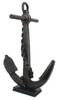 (MR-193)
Large 26" Black Standing Anchor on Base