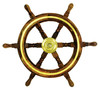 Ship's Wheel - Brass Rim- 24"