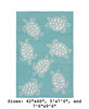 Capri Turtle Indoor/Outdoor Rug - Aqua - large Rectangle
Available in 6 Sizes