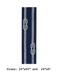 Navy Capri Nautical Ropes Indoor/Outdoor Rug - Runner