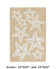 Neutral Capri Starfish Indoor/Outdoor Rug - Small Rectangle