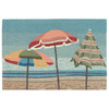 Frontporch Beach Umbrellas Indoor/Outdoor Rug