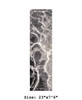 Black and White Corsica Water Indoor Rug - Runner