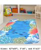 Blue Visions Reef Border Indoor/Outdoor Rug - Large Rectangle Lifestyle