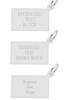 Small Ocean Liner Charm Engraving - Traditional Font Options