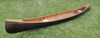 Wooden Canoe - Dark Stained Finish - 18' (K045)