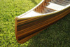 Wooden Canoe w/ Ribs and Curved Bow - Matte Finish - 12'