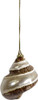 Pearled Petholatus Top Turbo Ornament with Brass Cap - 2"-2.5"