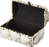 White Seashell Treasure Box - 6"