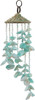 Colorful Seashell and Rattan Hat Wind Chime - 18" - Set of 2