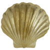 Scallop Shell in Electro Gold - 7.5" - Set of 2