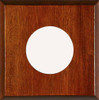 Mahogany Panel Mount for Mystic Digital Thermometer and Barometer Instrument