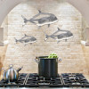 African Pompano Stainless Steel Wall Decor - Lifestyle