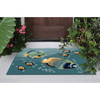 Frontporch Aquarium Ocean Indoor/Outdoor Rug - 4 Sizes - Lifestyle