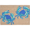 Frontporch Crabs Indoor/Outdoor Rug - Blue - 4 Sizes
