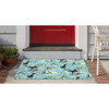 Illusions Aloha Dogs Sunrise Indoor/Outdoor Rug - 4 Sizes - Lifestyle