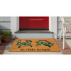Natura "No Crabs Allowed" All Natural Indoor/Outdoor Rug - 2 Sizes - Lifestyle