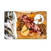 Acacia Bread Board - Black|White|Gold (ACB-1218-BWG)