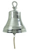 Nautical Ship's Bell - Polished Aluminum  24" H