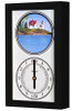 Curtis Island Lighthouse (ME) Mechanically Animated Tide Clock - Black Frame