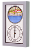 West Quoddy Head Lighthouse (ME) Mechanically Animated Tide Clock - Grey Frame