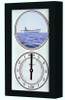 Clamming Mechanically Animated Tide Clock - Black Frame