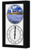 Highland Lighthouse (MA) Mechanically Animated Tide Clock - Black Frame