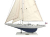 Rustic Whitewashed Enterprise Limited Model Sailboat 35"